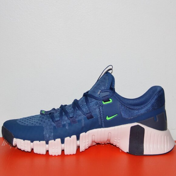 Nike Free Metcon 5 Training Shoes Mens 9 10.5 11.5 Court Blue Green main image 4